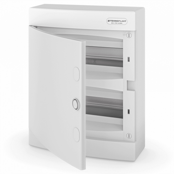 Sicherungskasten Aufputz IP40 2-Reihig 24-Module